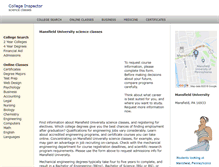 Tablet Screenshot of mansfielduniversity.org